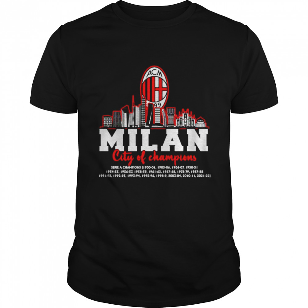 Milan City of Champions shirt