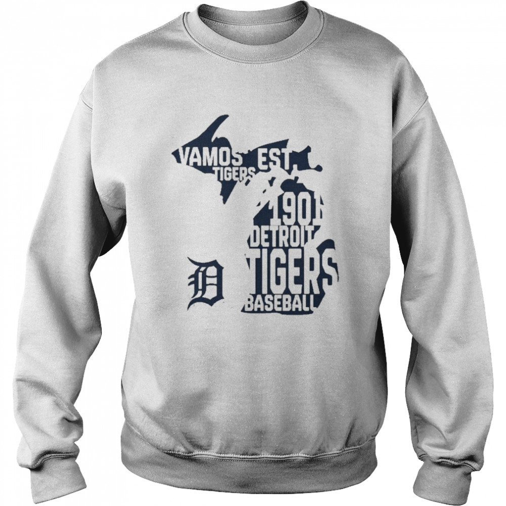 Detroit Tigers Fanatics Hometown Hot Shot T- Unisex Sweatshirt