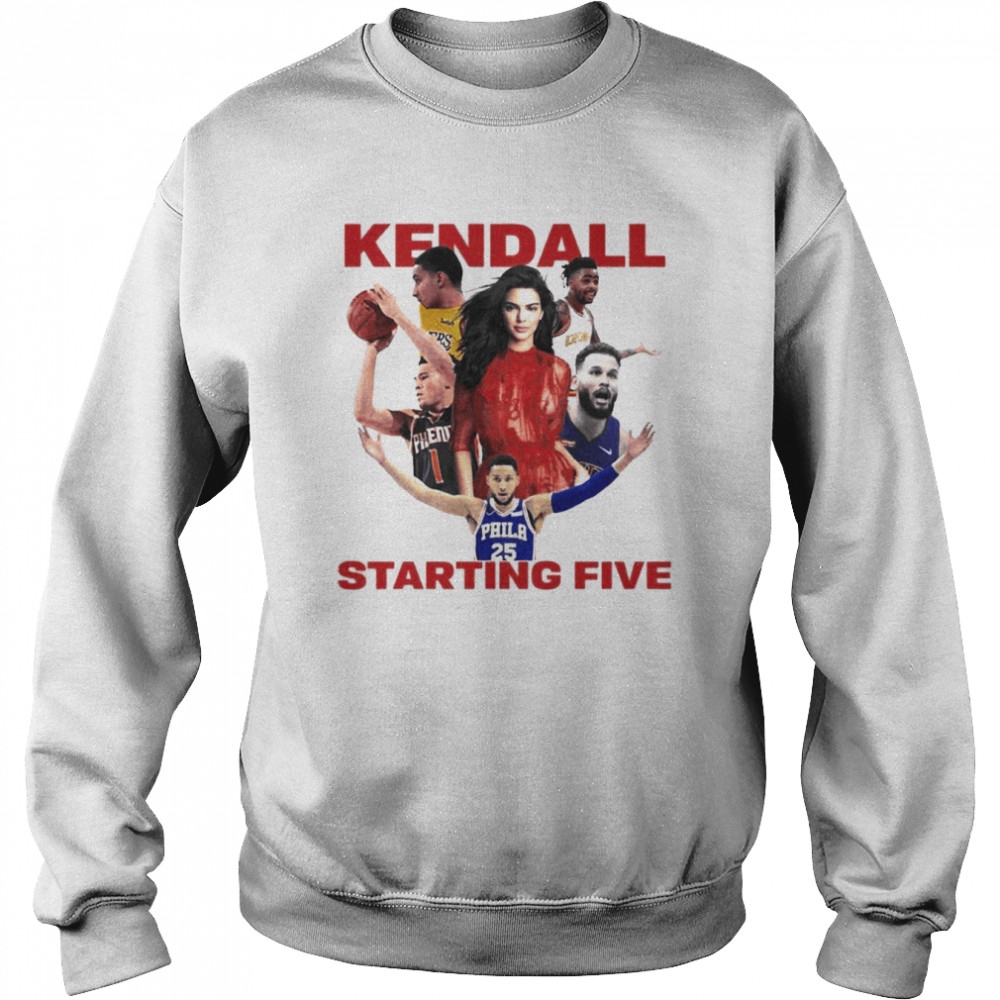 Kendall Starting Five Jenner Team  Unisex Sweatshirt