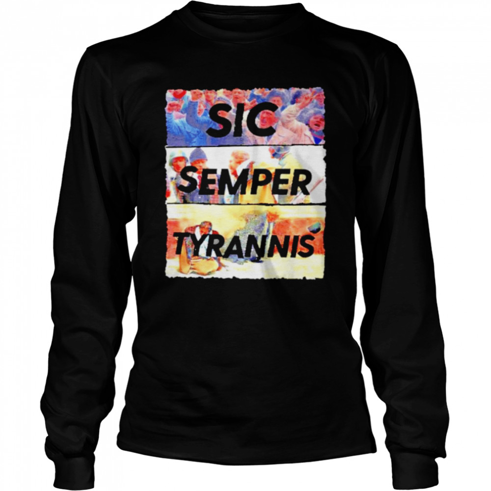 Sic Semper Tyrannis Nicolae Ceaușescu  Long Sleeved T-shirt