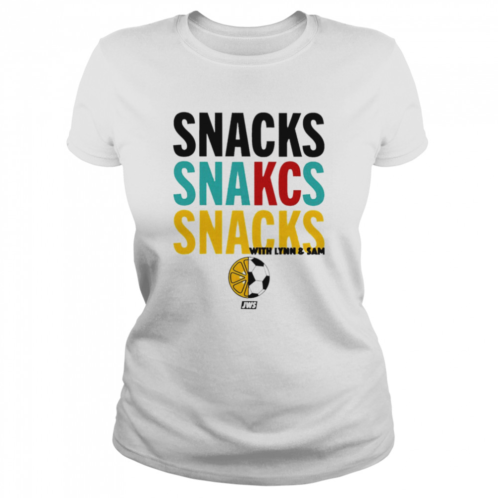 Snacks Snakcs Snacks With Lynn and Sam T-shirt Classic Women's T-shirt