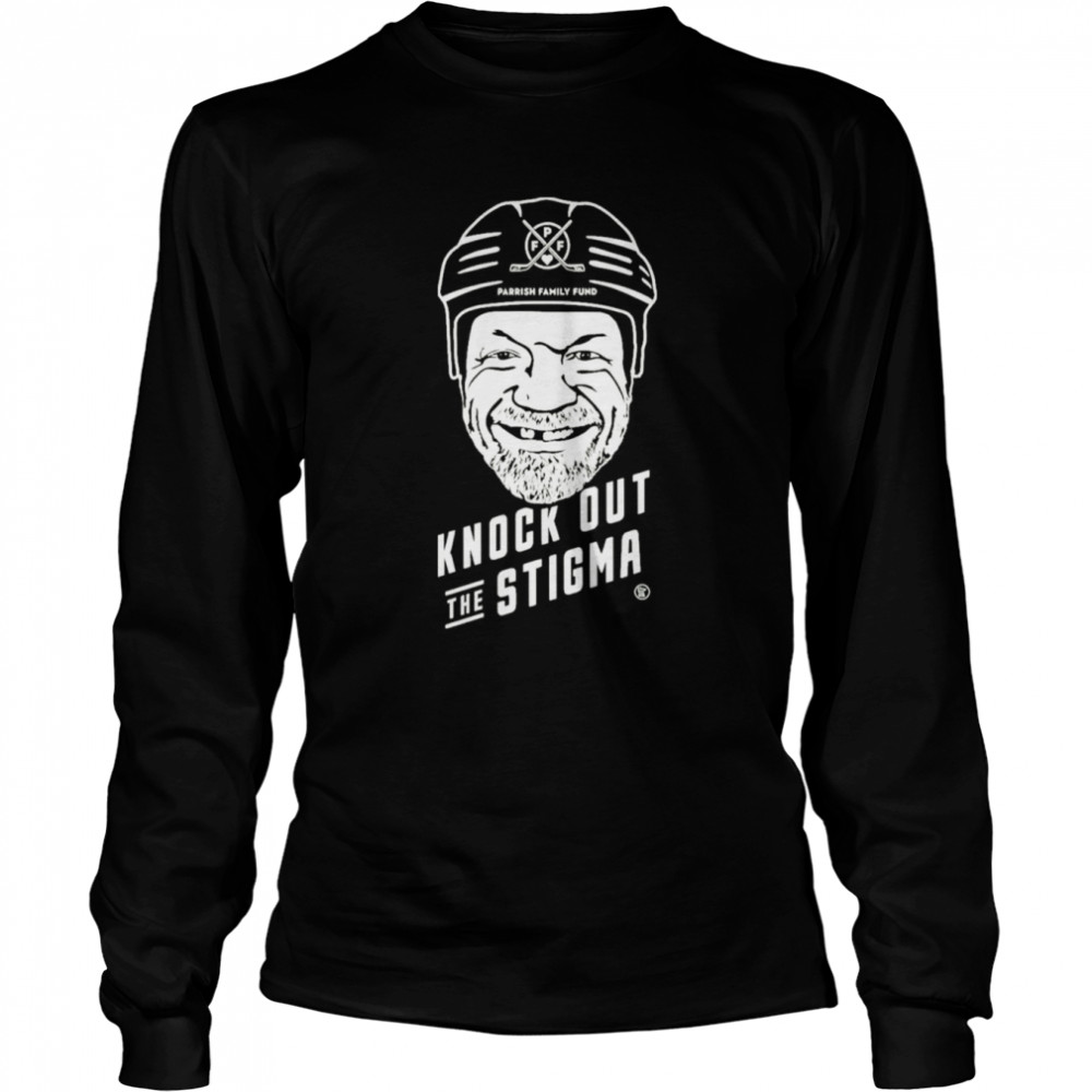 Sotastick Merch Knock Out The Stigma Parrish Family Fund  Long Sleeved T-shirt