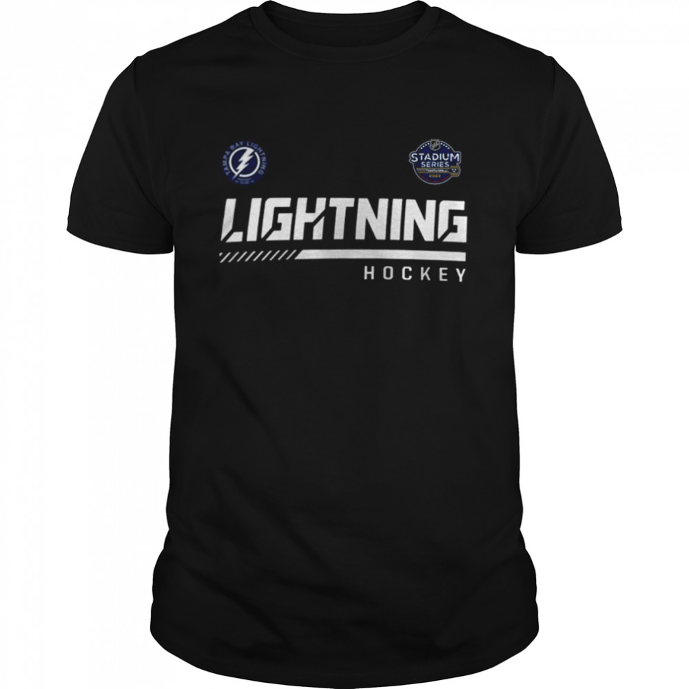 Tampa Bay Lightning 2022 NHL Stadium Series Authentic Pro T-Shirt
