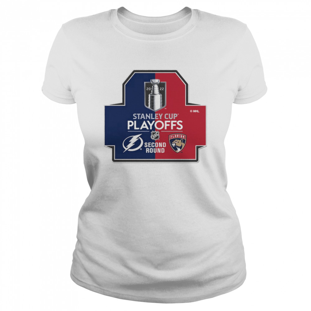 Tampa Bay Lightning vs Florida Panthers 2022 Stanley Cup Playoff Second Round  Classic Women's T-shirt