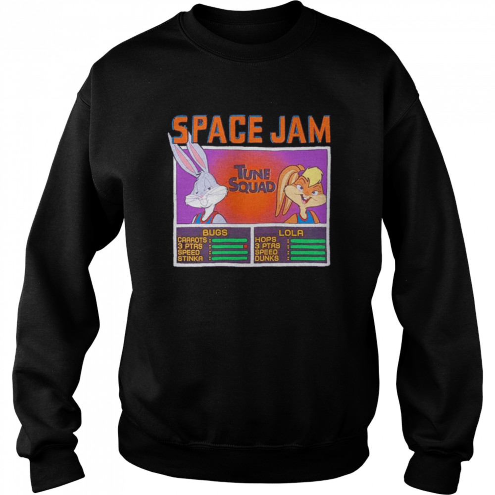 Tune Squad Jam Bugs And Lola shirt Unisex Sweatshirt