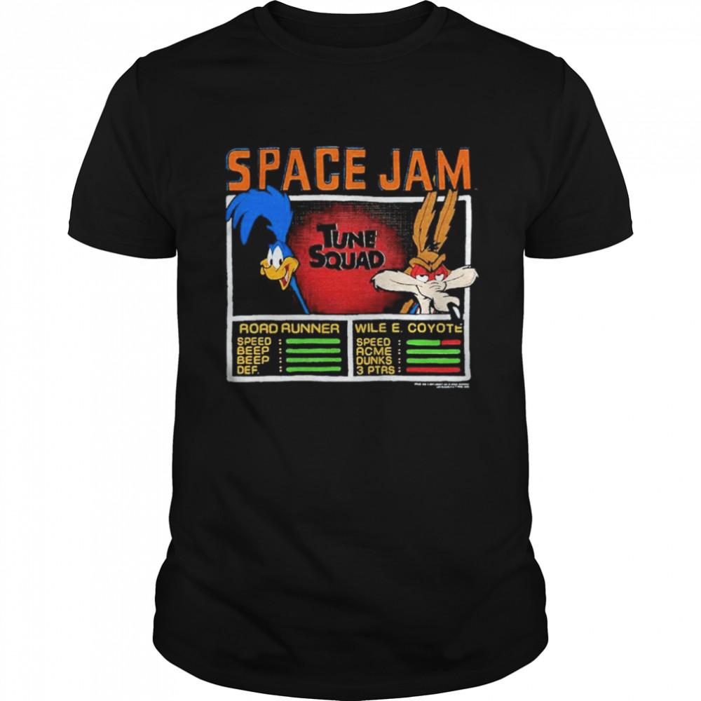Tune Squad Jam Road Runner And Wile E Coyote shirt