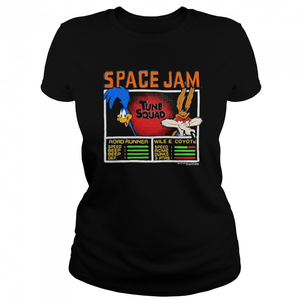 Tune Squad Jam Road Runner And Wile E Coyote shirt Classic Women's T-shirt