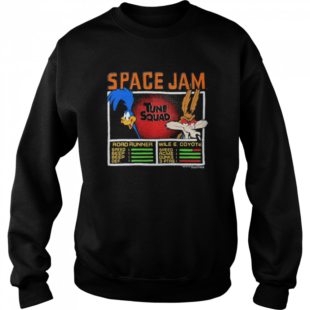 Tune Squad Jam Road Runner And Wile E Coyote shirt Unisex Sweatshirt