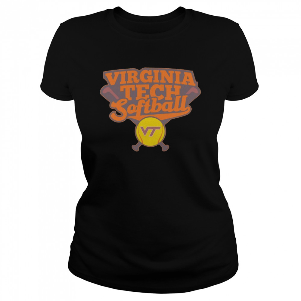 Virginia Tech Hokies Softball logo shirt Classic Women's T-shirt