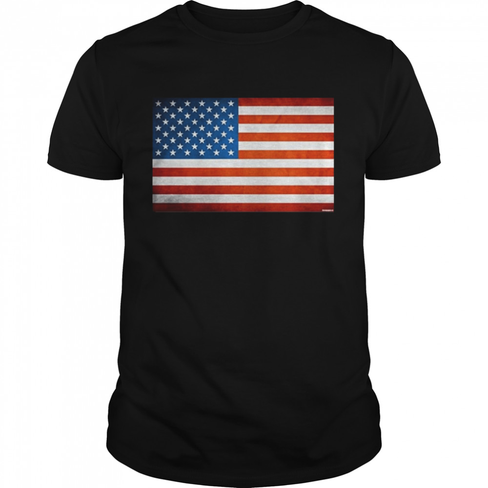Harding Industries American Flag - Men's Soft Graphic T-Shirt
