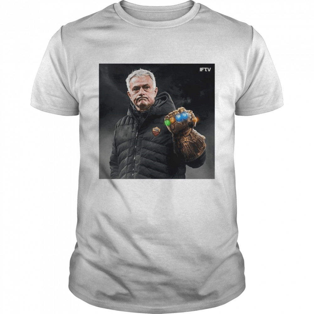 Thanos Jose Mourinho Hero Of AS Roma Champions UEFA Europa Conference League  Classic Men's T-shirt