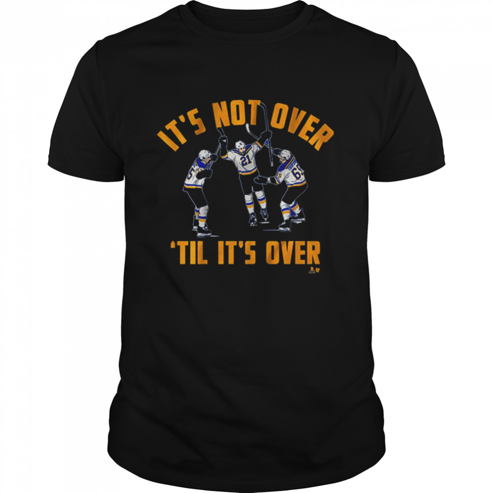 Tyler Bozak Not Over ‘Til It’s Over St. Louis Blues Shirt