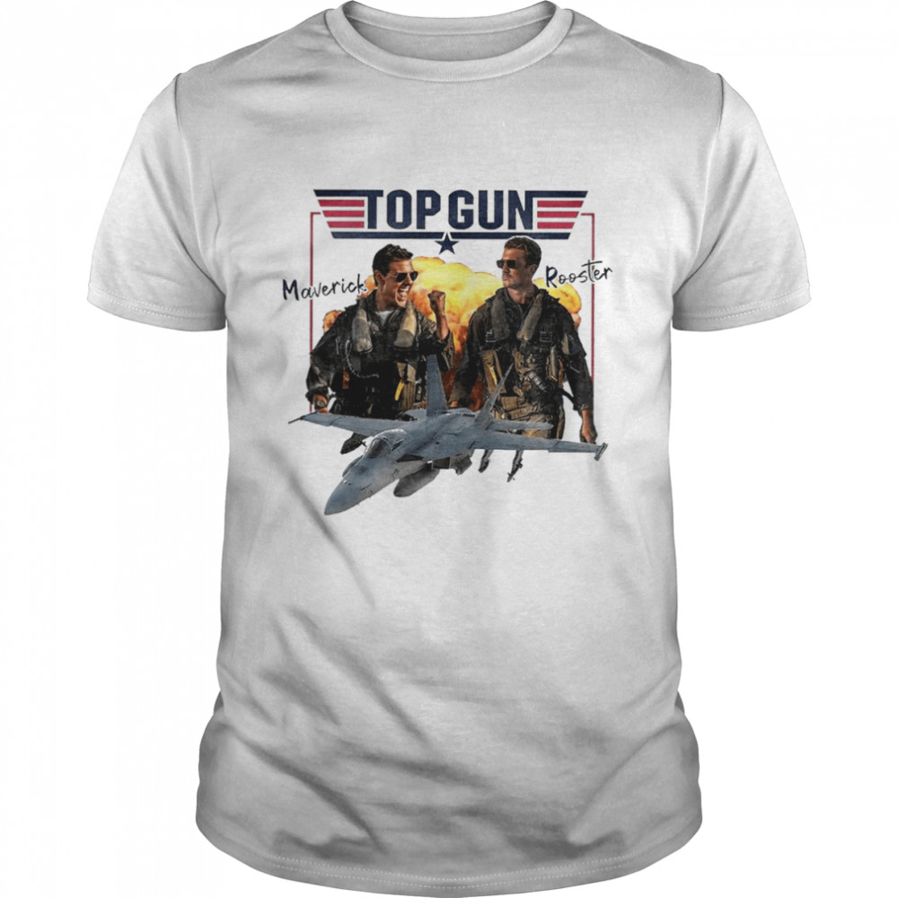 Top Gun Maverick and Rooster 2022 T-shirt