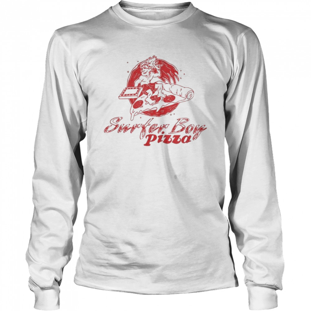 Stranger Things 4 Surfer Boy Pizza Employee T-Shirt - Personalized