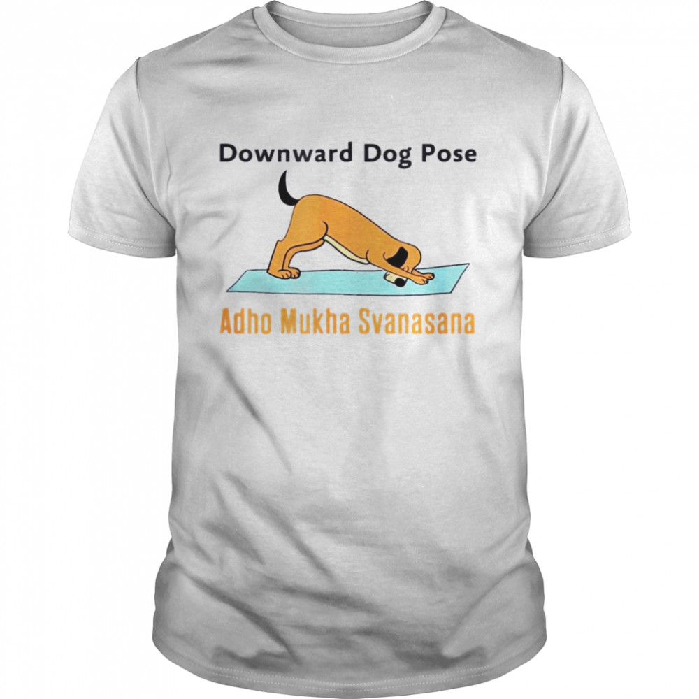 Downard Dog Pose Adho Mukha Svanasana  Classic Men's T-shirt