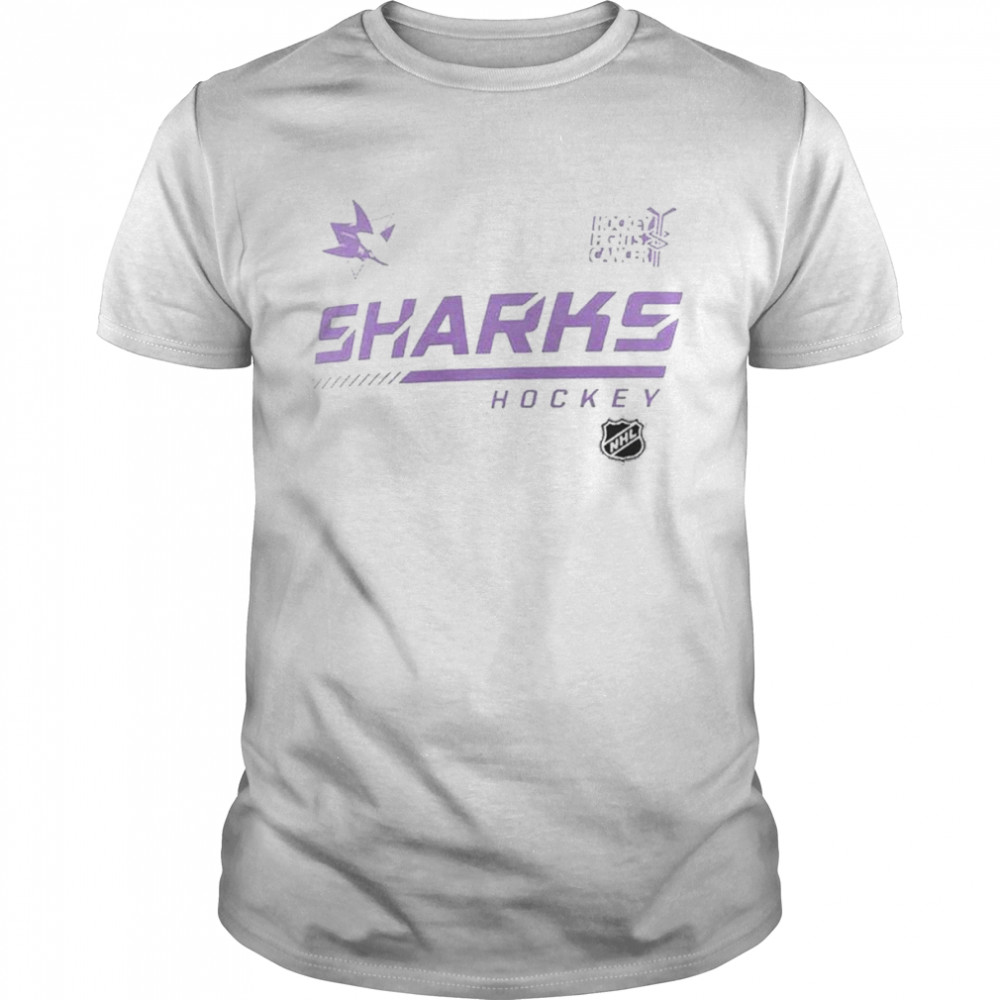 San Jose Sharks Fanatics Branded NHL Hockey Fights Cancer Shirt