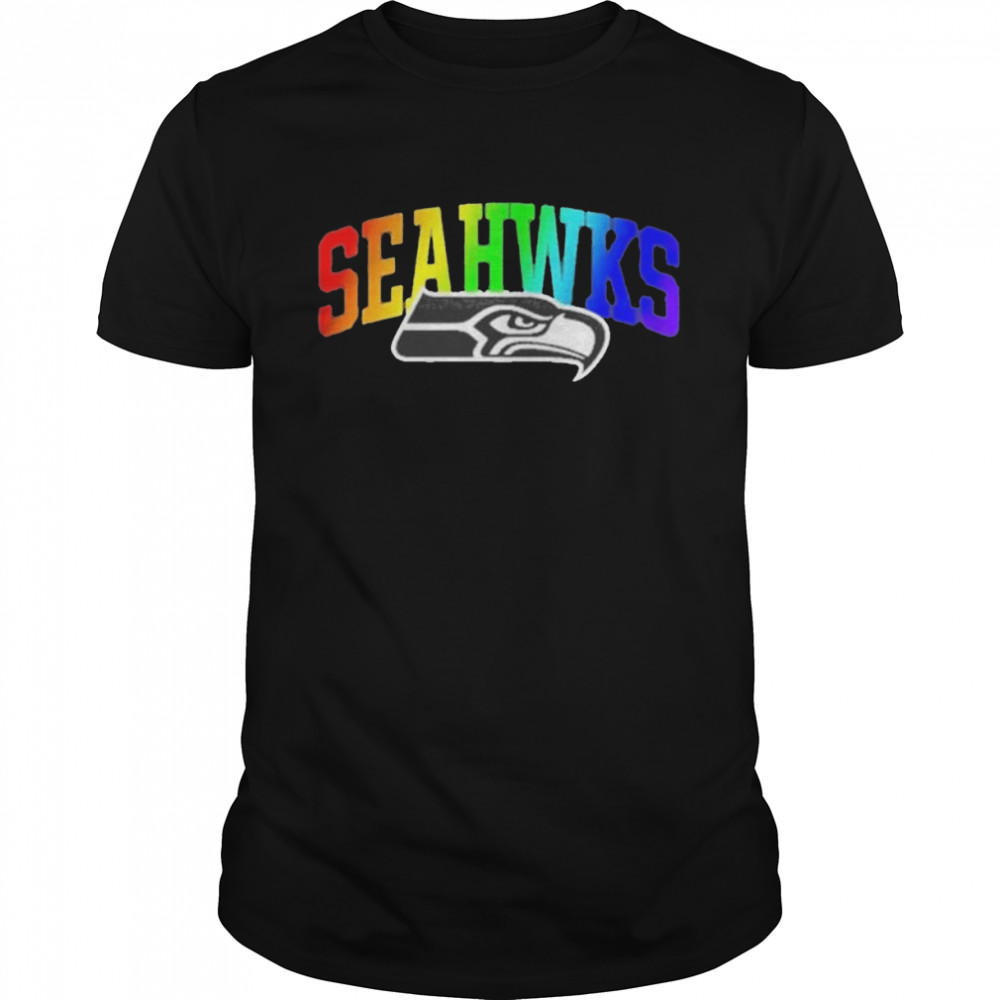 Seattle Seahawks Pride Logo T-Shirt