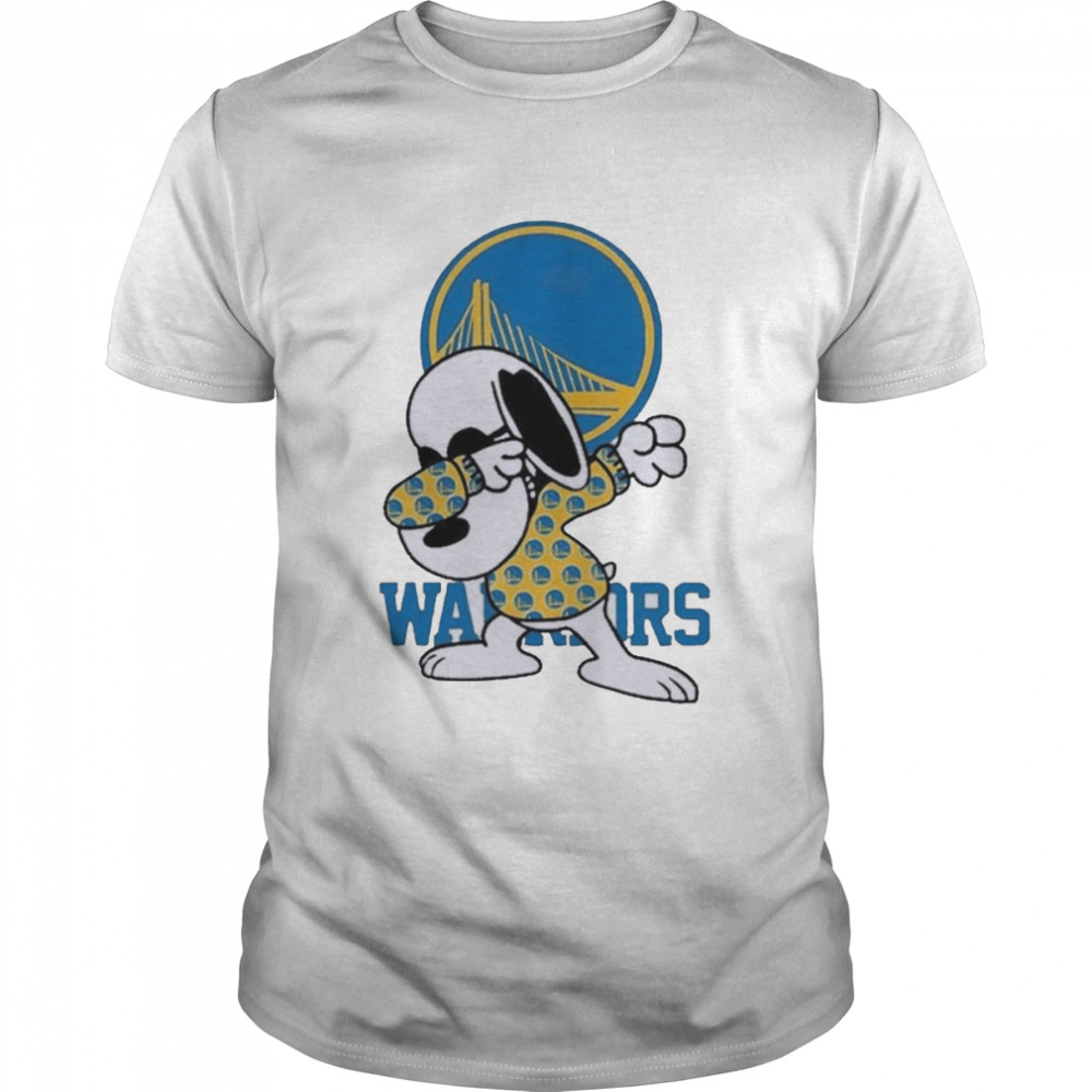 Snoopy Dabbing Golden State Warrior NBA Champions Shirt