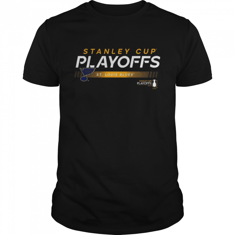 St. Louis Blues Fanatics Branded 2022 Stanley Cup Playoffs Playmaker Shirt