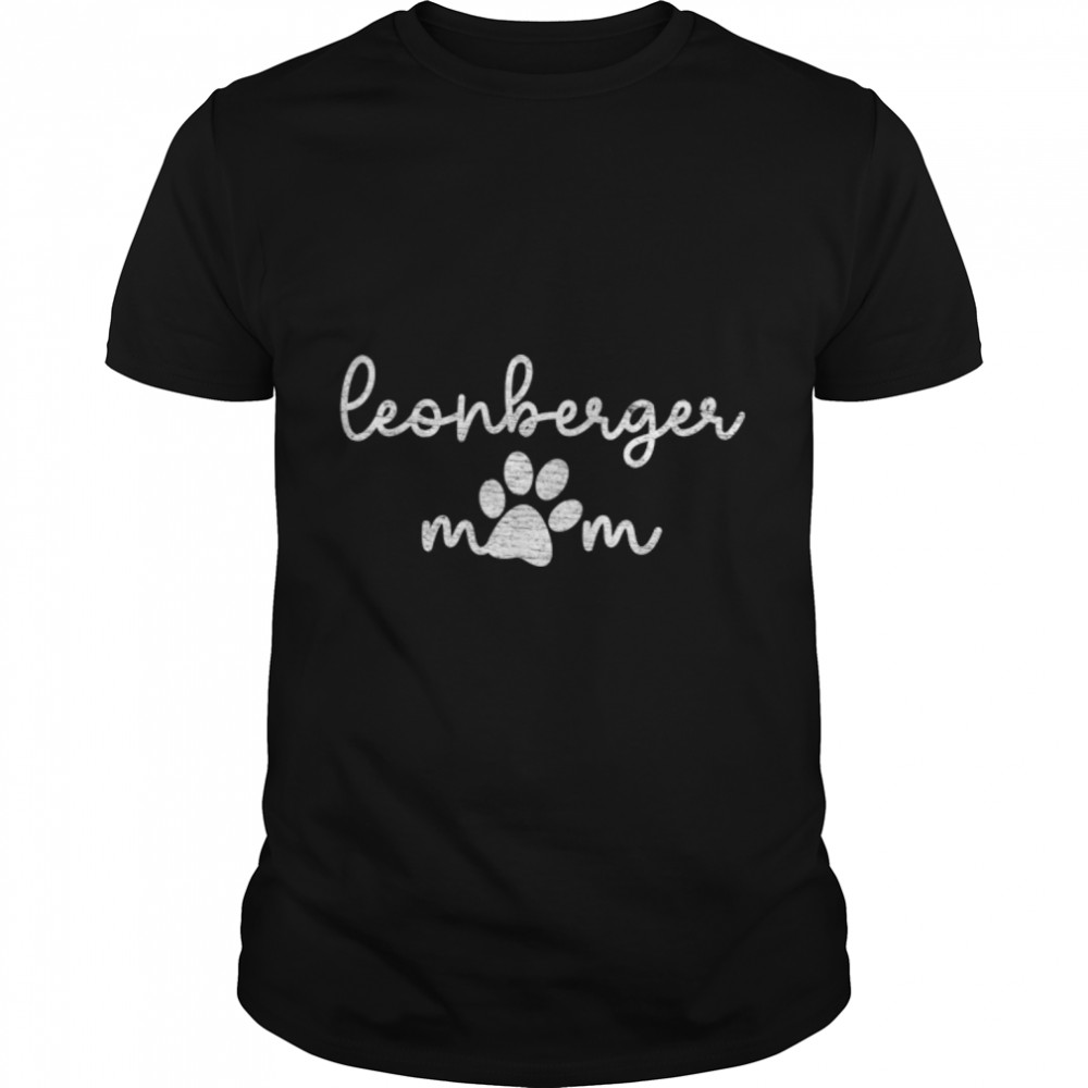Leonberger Paw Mom T-Shirt B09QLC3HXS