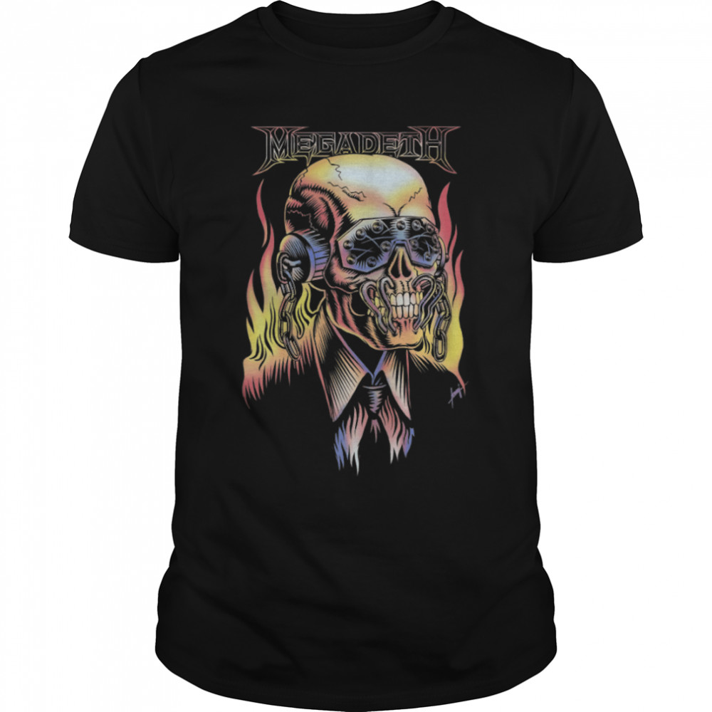 Megadeth – Flaming Vic Premium T-Shirt B09MR6SJXV