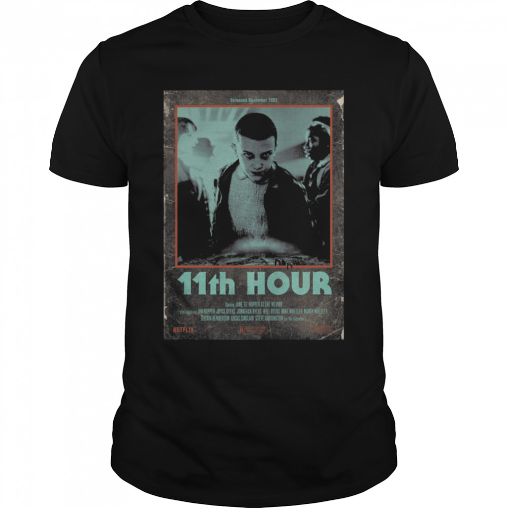 Stranger Things 4 Group Shot 11th Hour Poster Premium T-Shirt B09Z76NRXS