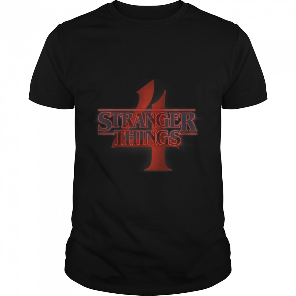 Stranger Things 4 Title Logo V1 T-Shirt B09Z61317P