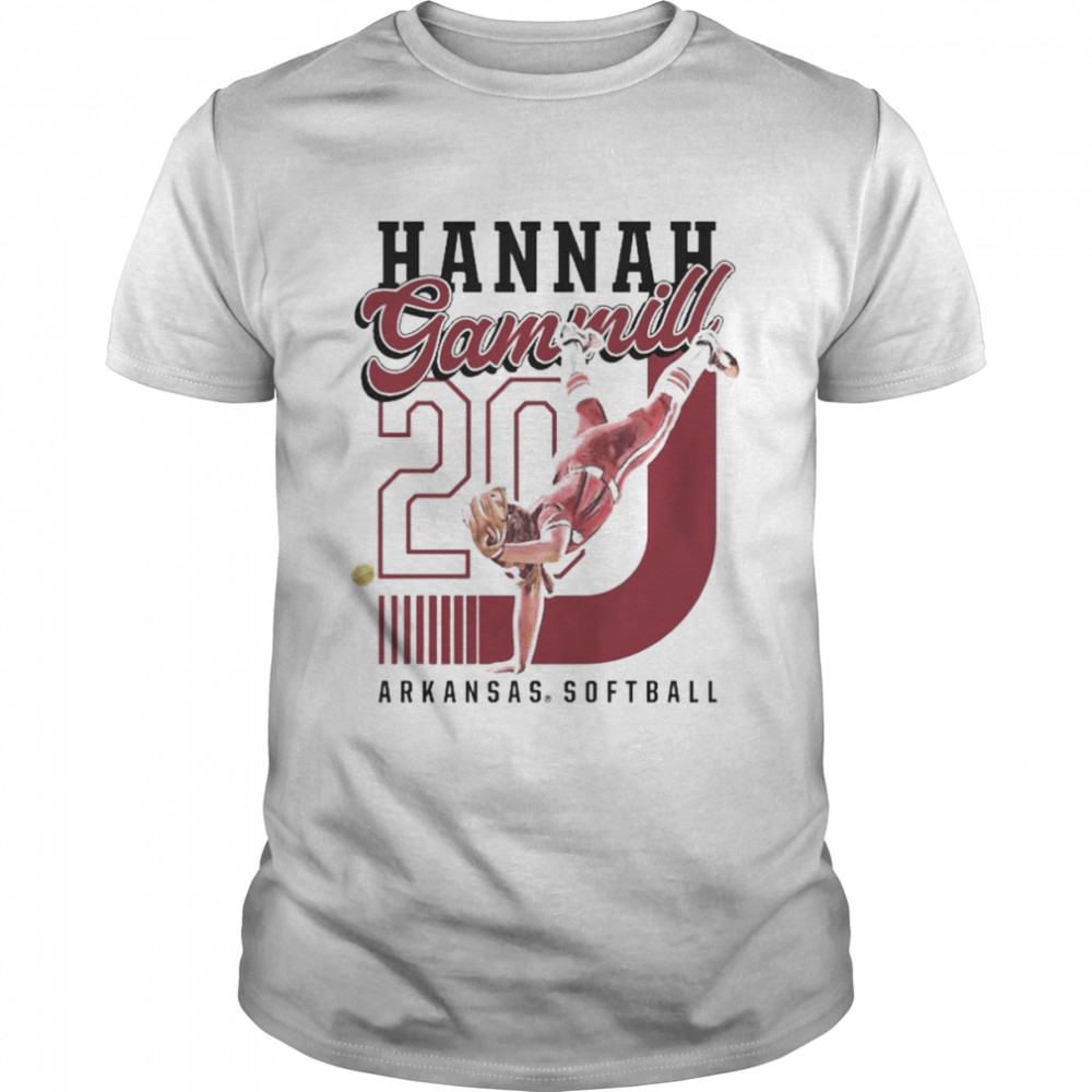 Arkansas Softball Hannah Gammill Handstand shirt