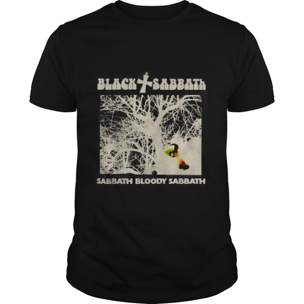 Black Sabbath Official Vintage Negative T-Shirt B07TRP27XX
