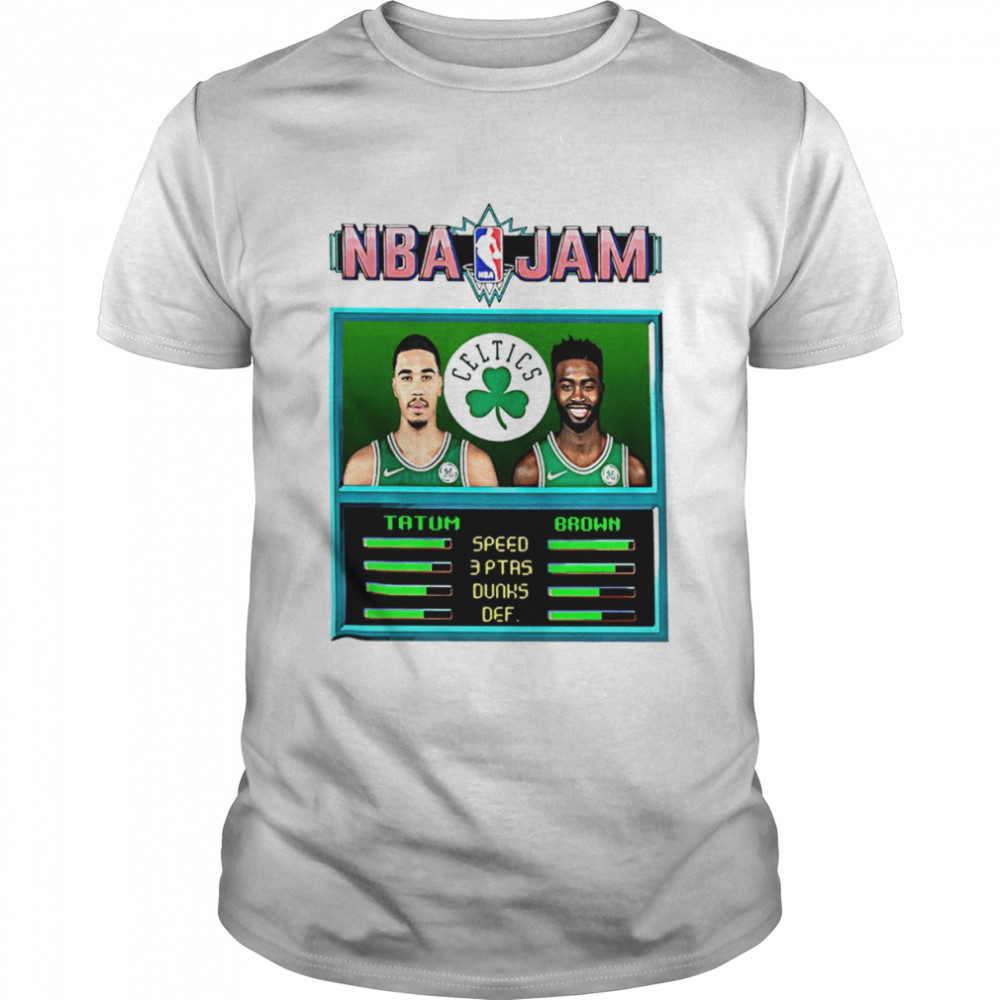 Boston Celtics NBA Jam Tatum and Brown t-shirt