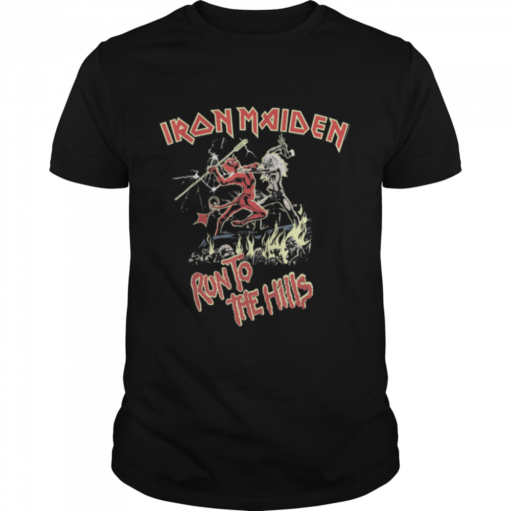 Iron Maiden - Run to the Hills T-Shirt B07Z11QX2C