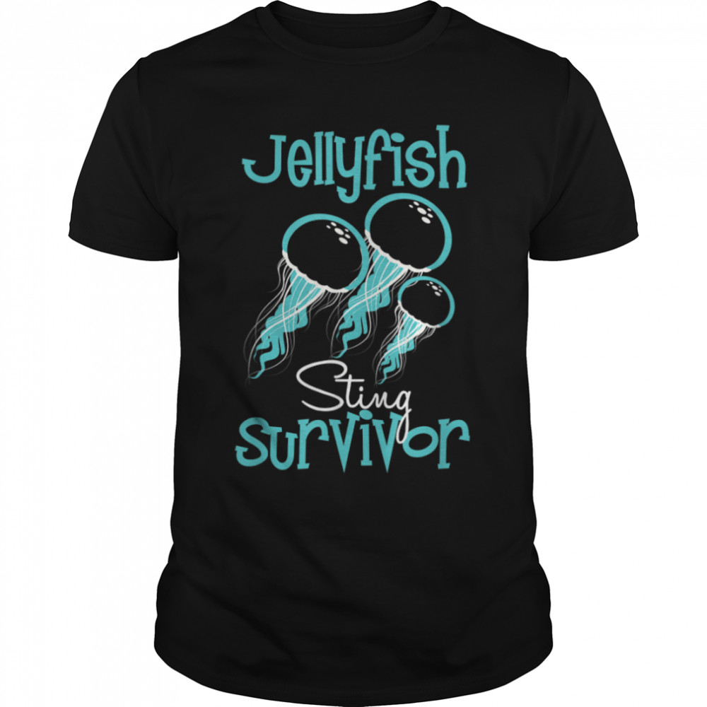 Jelly Fish Sting Survivor T Shirt B07MJYL6XZ