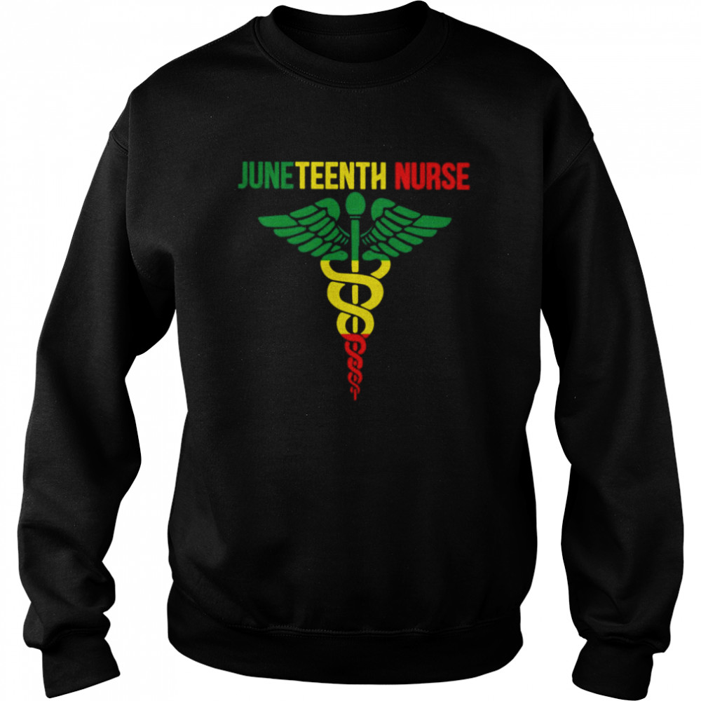 Juneteenth Nurse  Unisex Sweatshirt