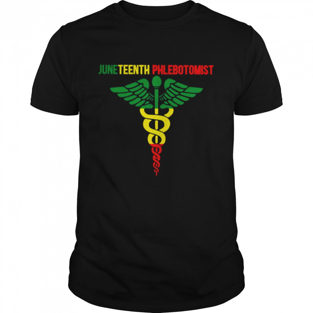 Juneteenth Phlebotomist  Classic Men's T-shirt