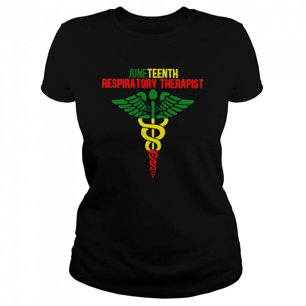 Juneteenth Respiratory Therapist  Classic Women's T-shirt