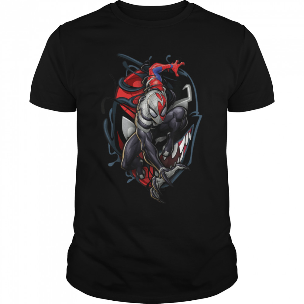 Marvel Spider-Man Maximum Venom Spider-Man Action Shot T-Shirt B0853XFYV2