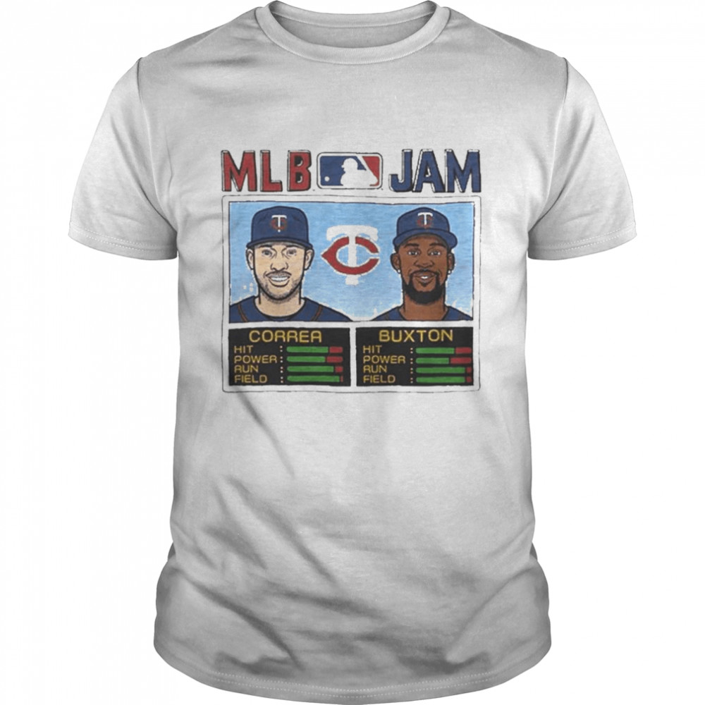MLB Jam Minnesota Twins Correa And Buxton shirt
