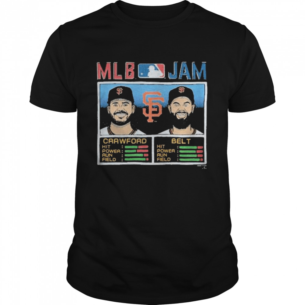 MLB Jam San Francisco Giants Crawford And Belt Shirt