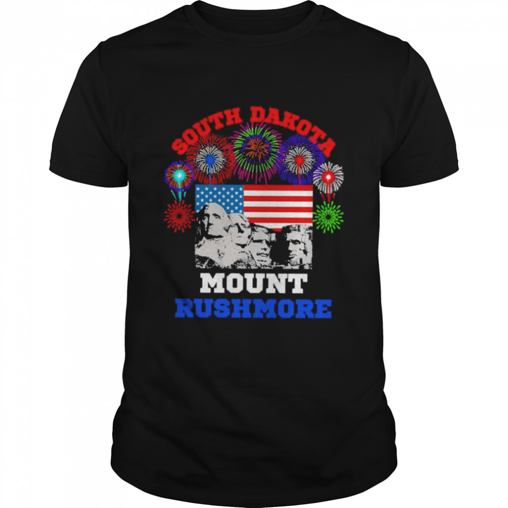 South Dakota Mount Rushmore 4th Of July T-Shirt