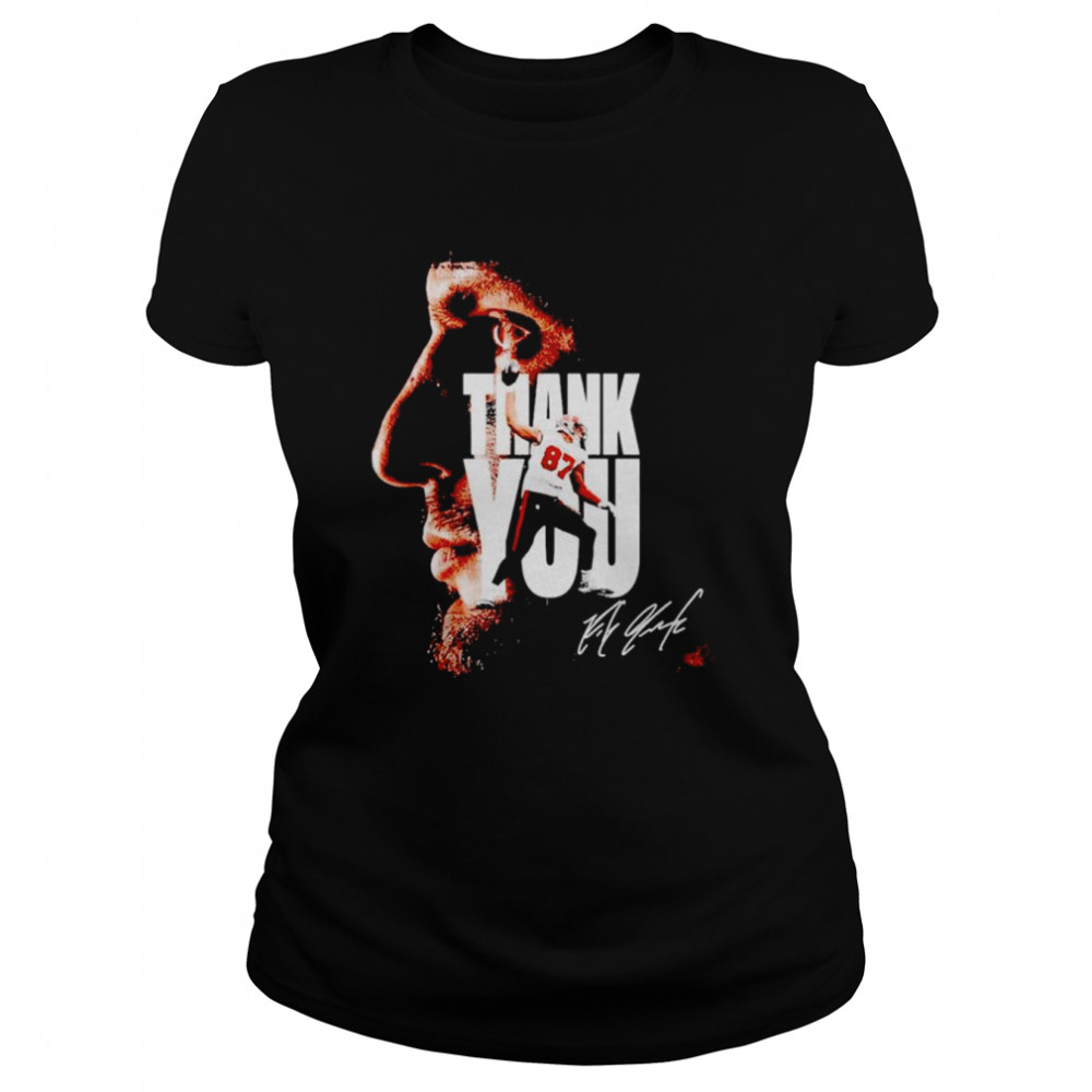 Thank you Rob Gronkowski Tampa Bay Buccaneers signature shirt Classic Women's T-shirt