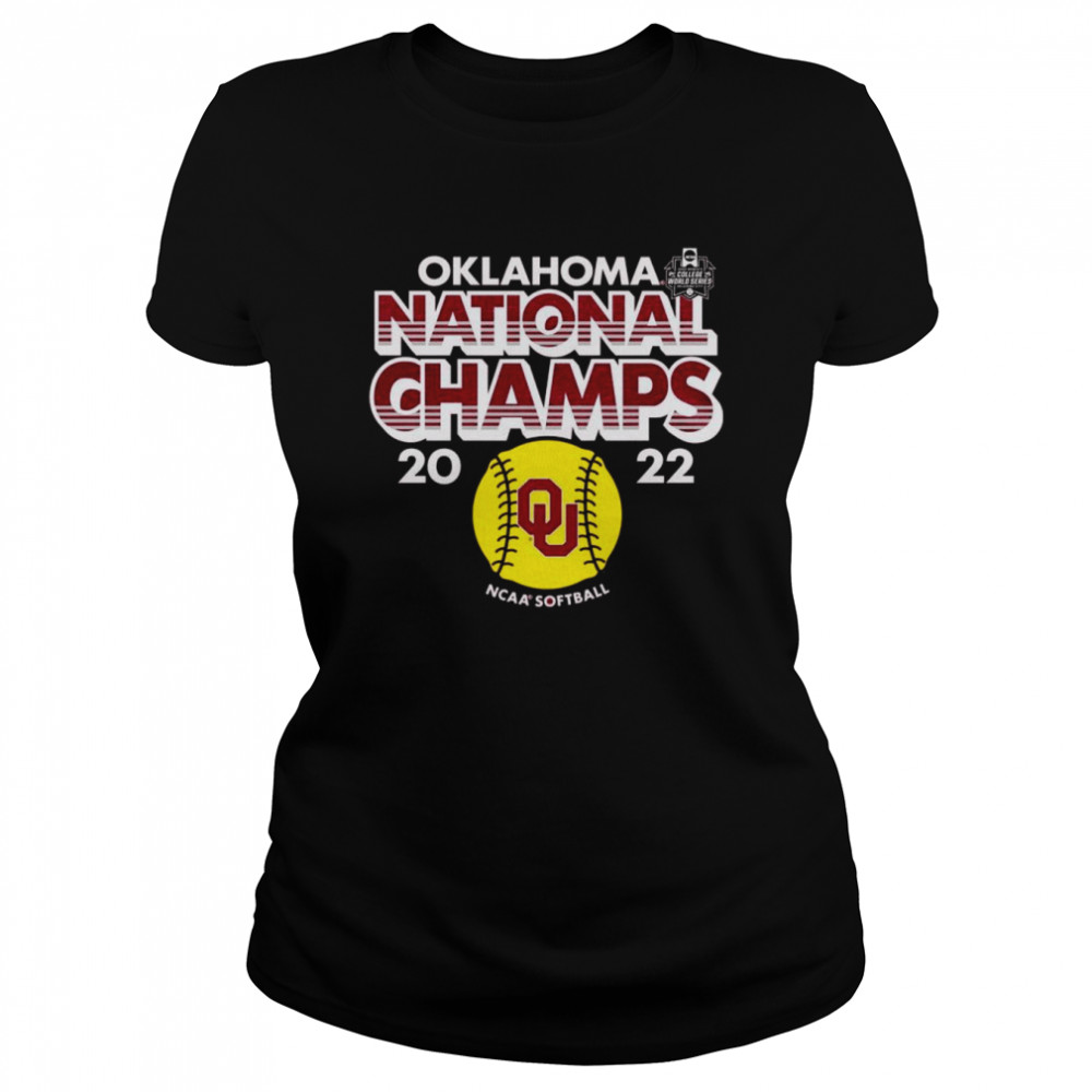 University of Oklahoma Softball 2022 National Champions Women’s T- Classic Women's T-shirt