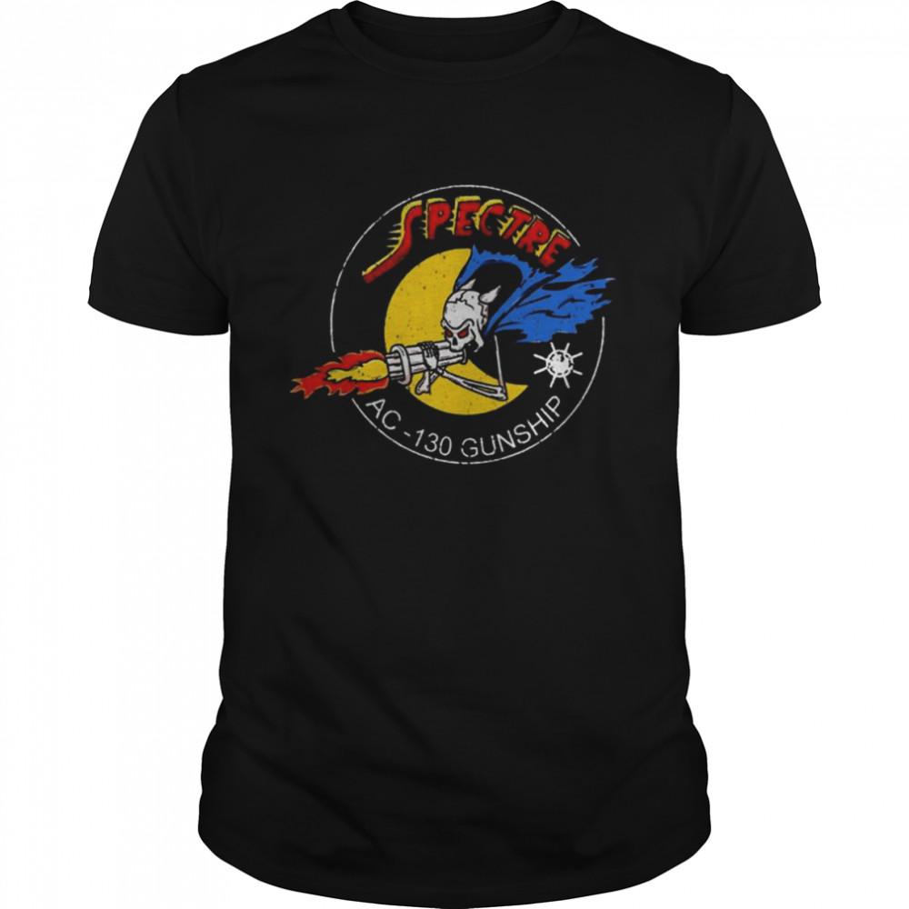 Vietnam Ac130 Gunship Ghost Aerial Gunner Gear  Classic Men's T-shirt