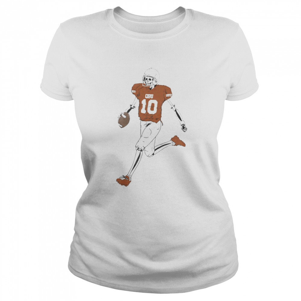 10 QBU Texas Baseball T- Classic Women's T-shirt