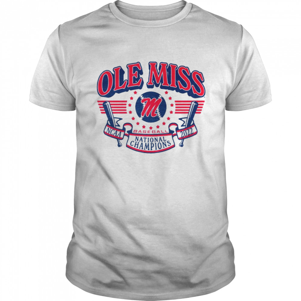 2022 Ole Miss National Champions Banner T-shirt Classic Men's T-shirt