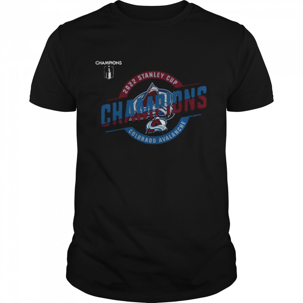 Colorado Avalanche Youth 2022 Stanley Cup Champions Tri-Blend T-Shirt