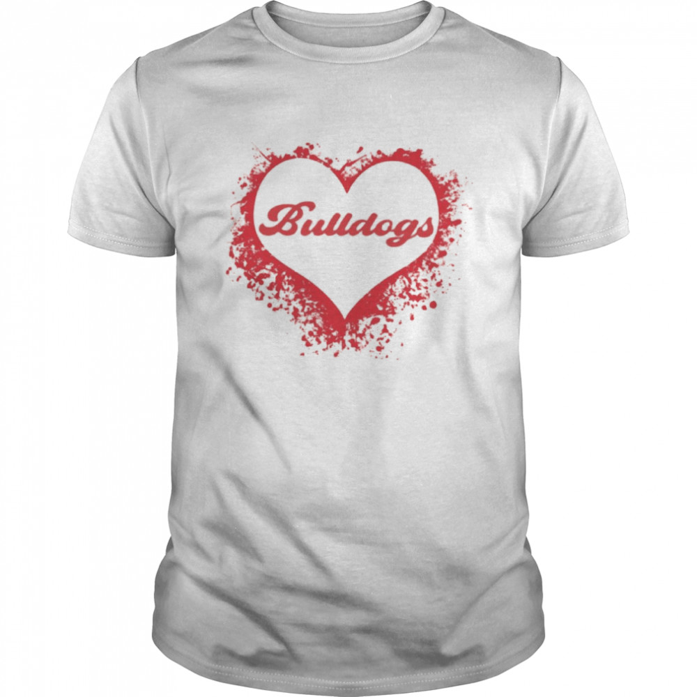 Heart School Spirit Bulldogs Shirt