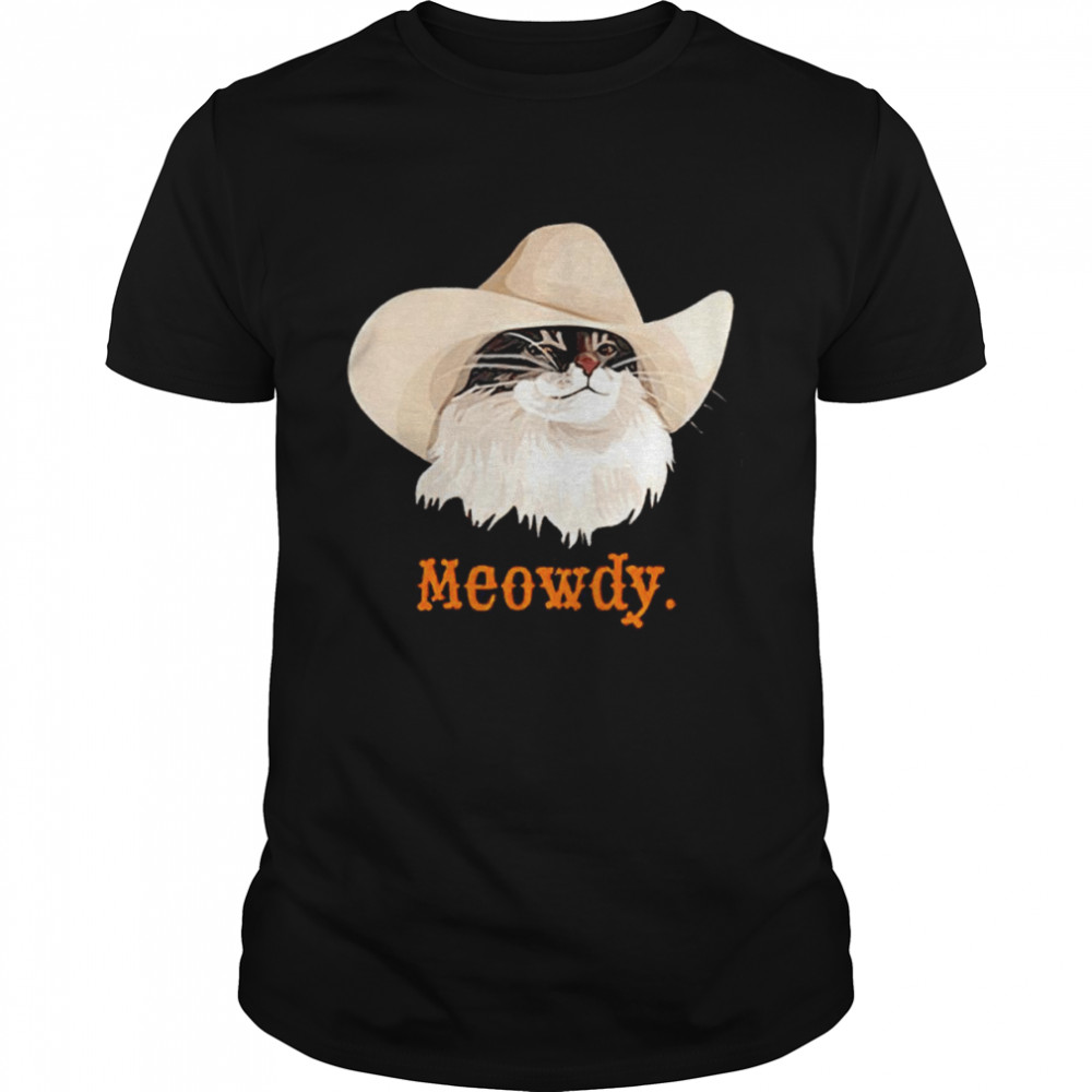 Meowdy Cat Cowboy shirt