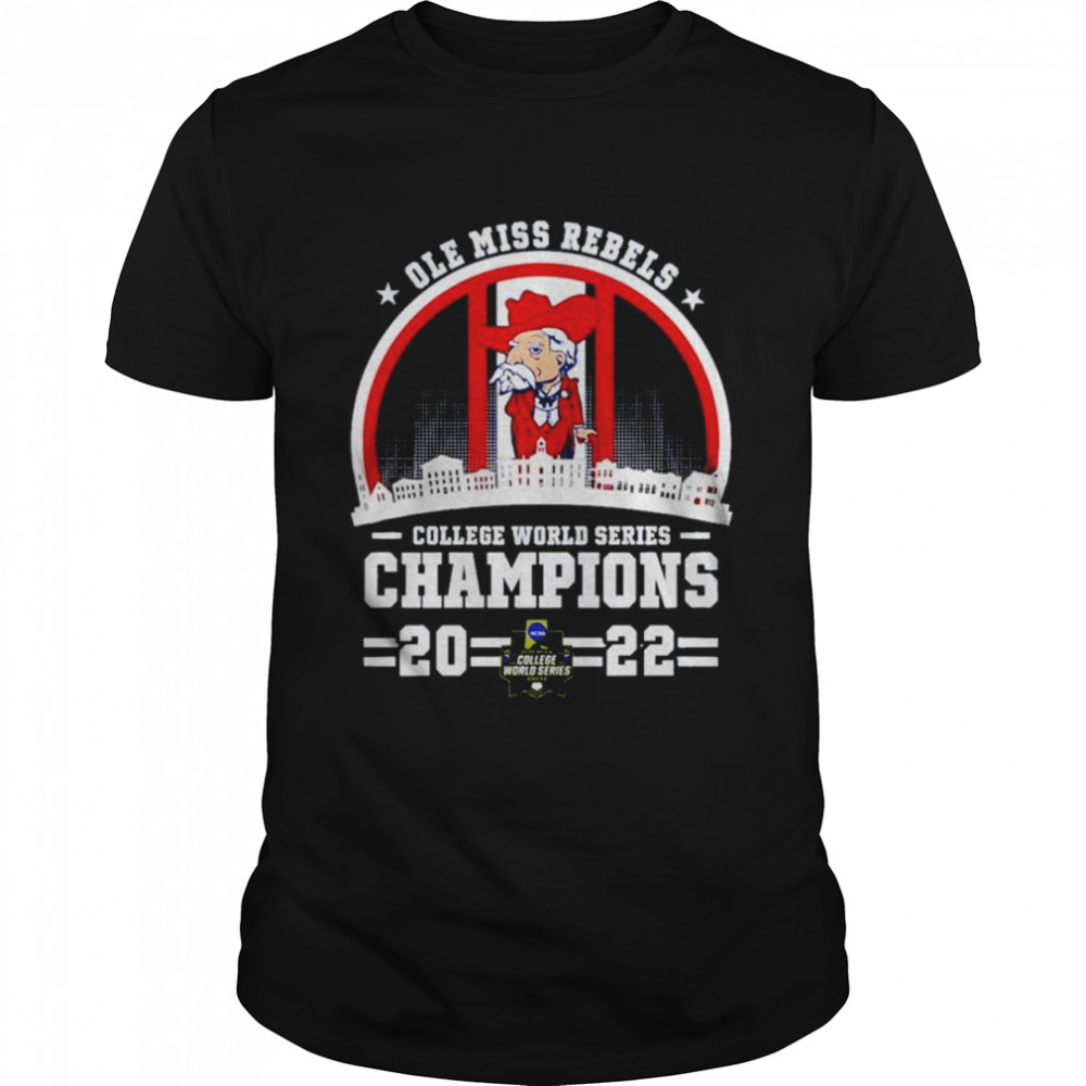 Ole Miss Rebels Colonel Reb 2022 College World Series Champions shirt