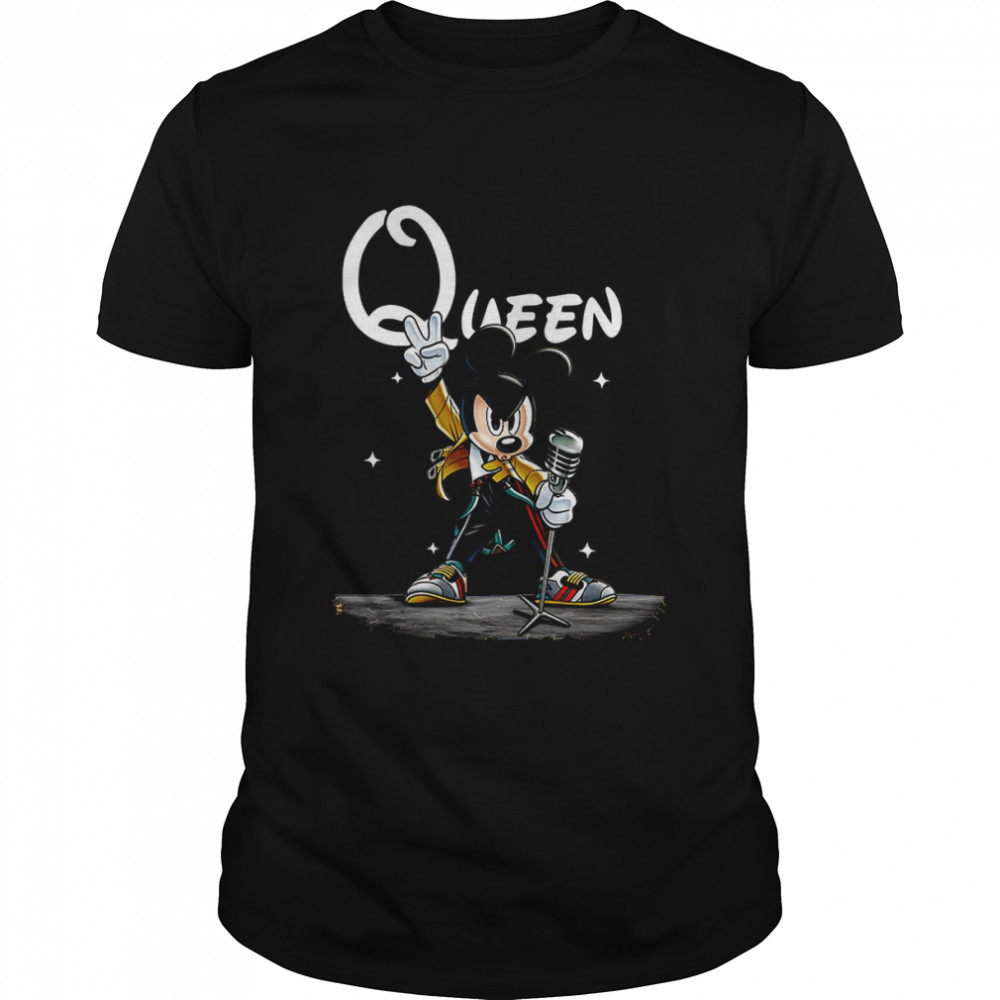 Queen Mickey mouse singing shirt