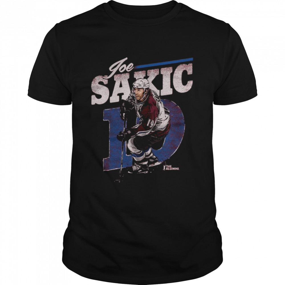 Joe Sakic 19 Colorado Avalanche  Classic Men's T-shirt